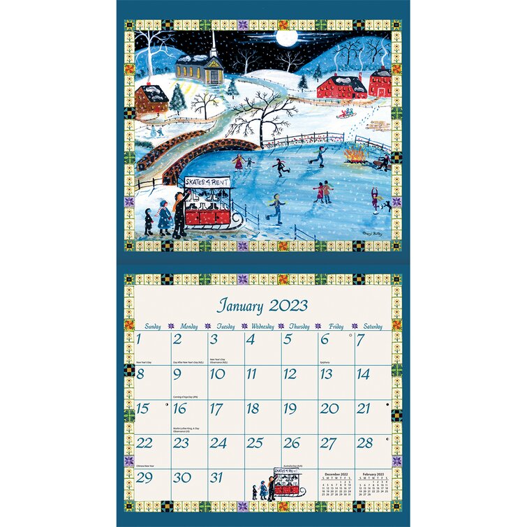 Lang Calendar 2023 Lang Country Sampler 2023 Lang Wall Calendar Wayfair